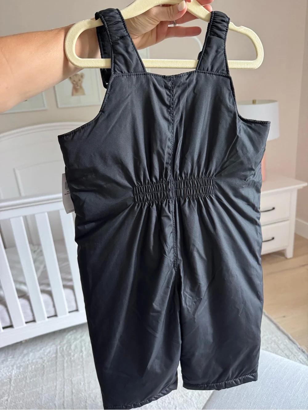 Old Navy Black Kids Snow Bib Overalls 12-18mo
